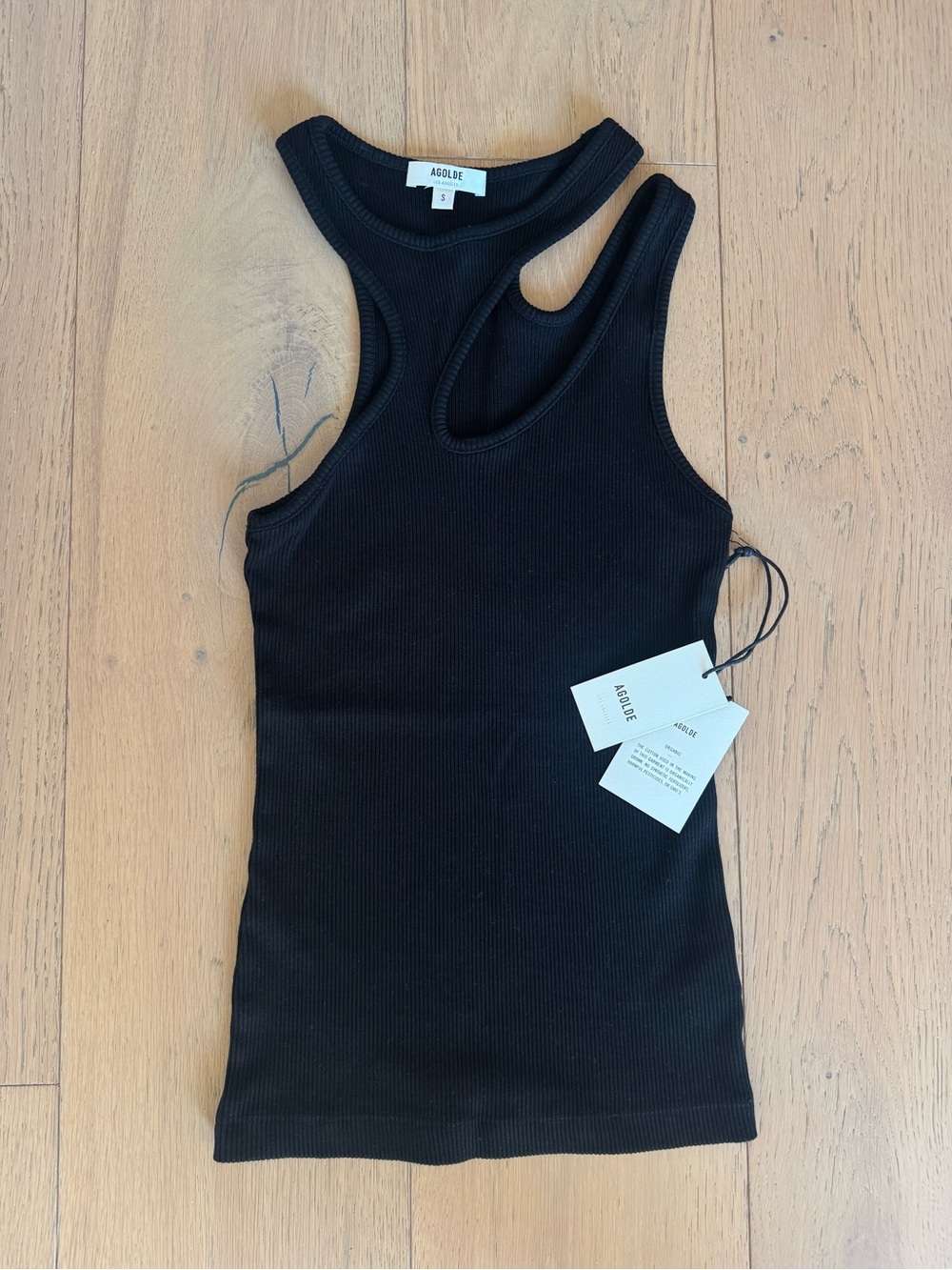 Agolde Asymmetrical Sleeveless Top. Size S. New With Tags
